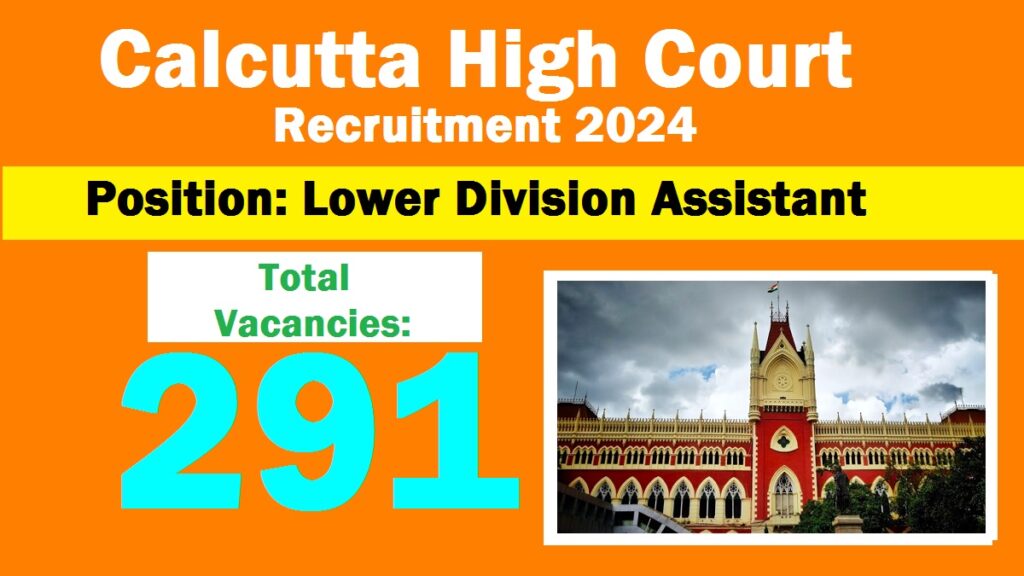 Calcutta High Court Recruitment 2024