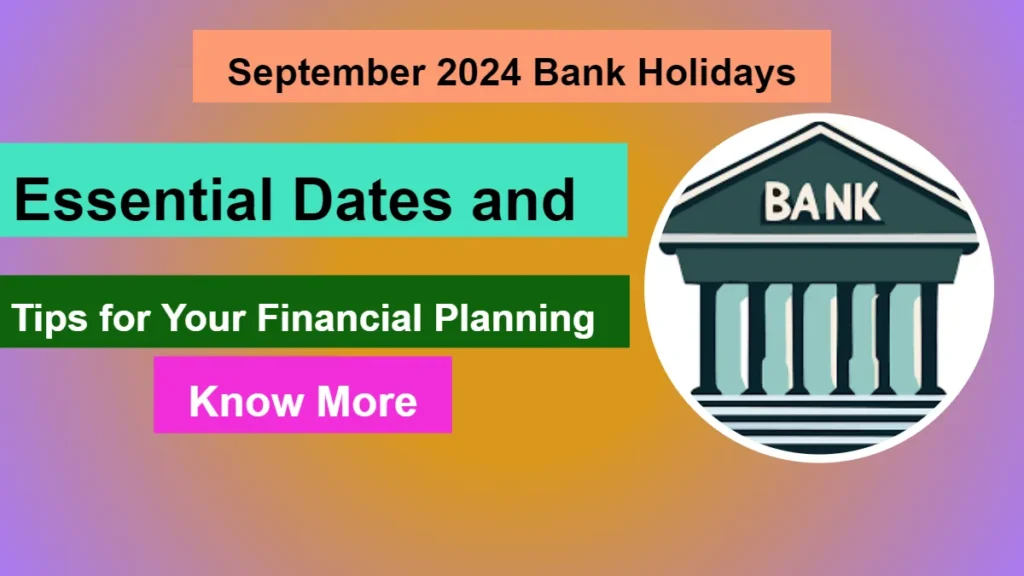 September 2024 Bank Holidays