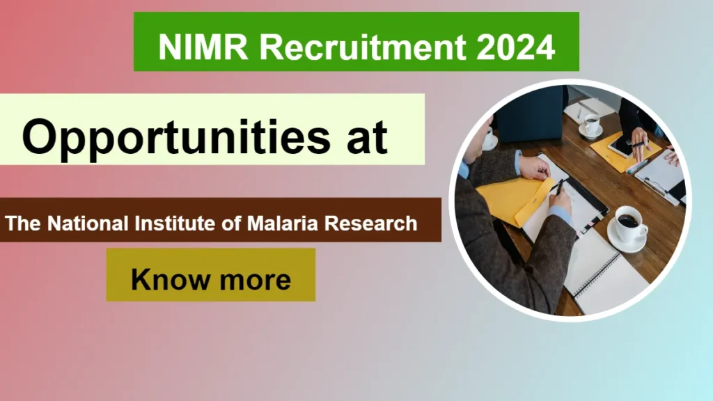 NIMR Recruitment 2024