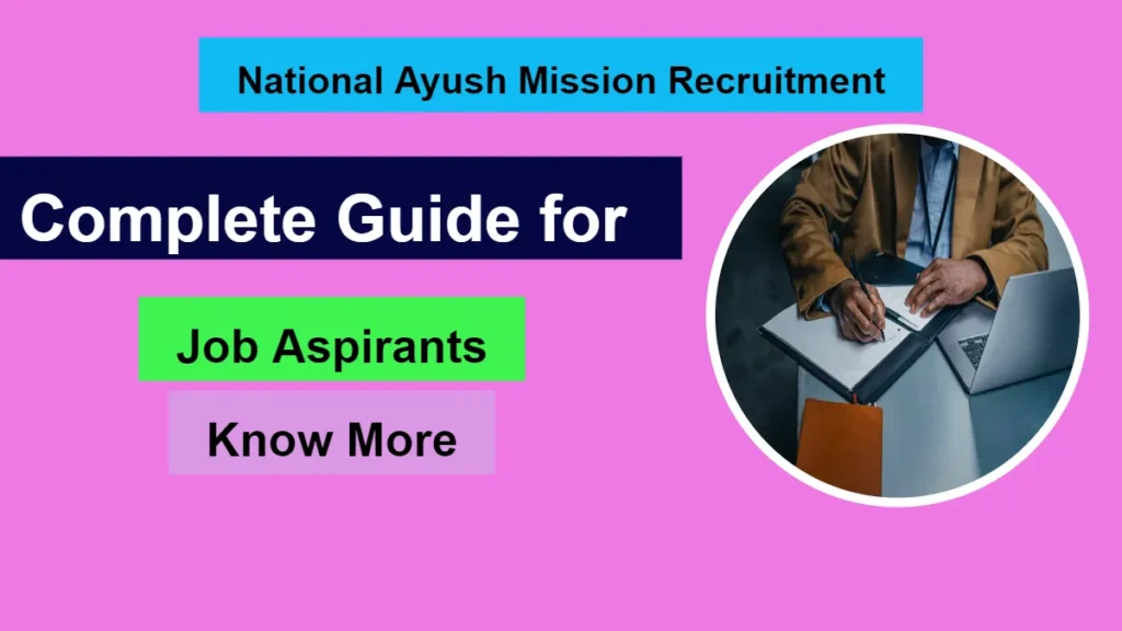 National Ayush Mission Recruitment