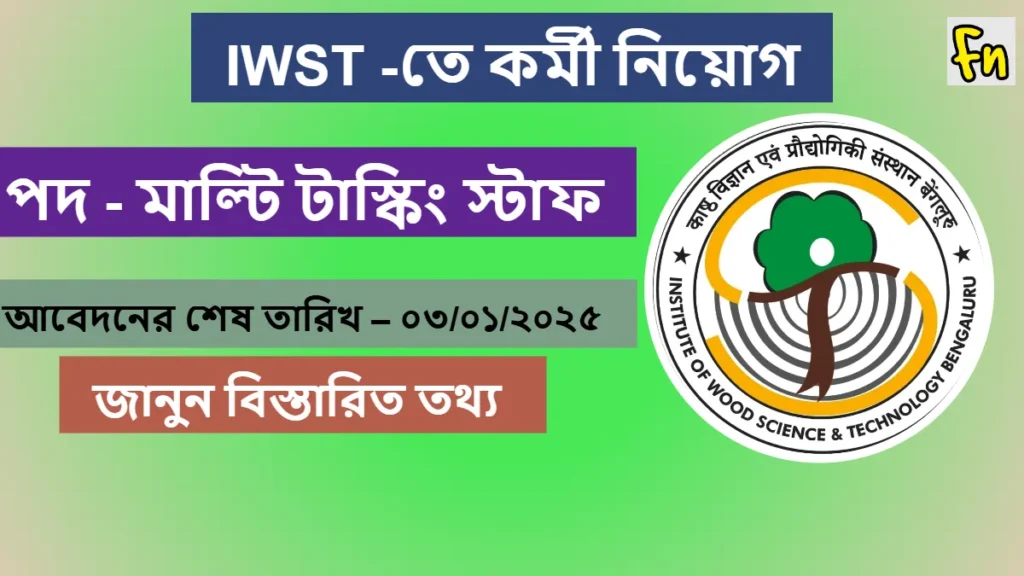 IWST Recruitment 2024